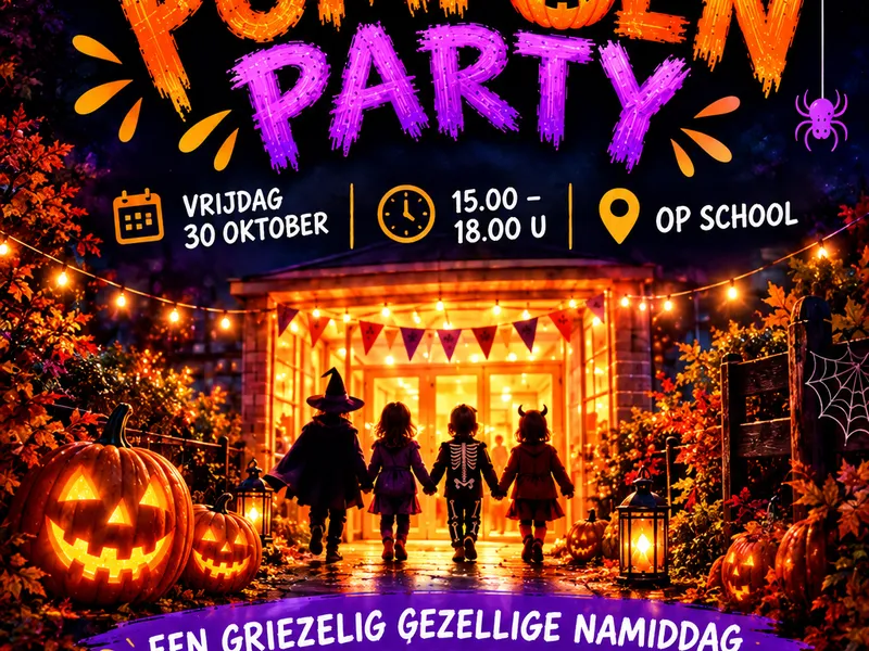 affiche pompoenparty